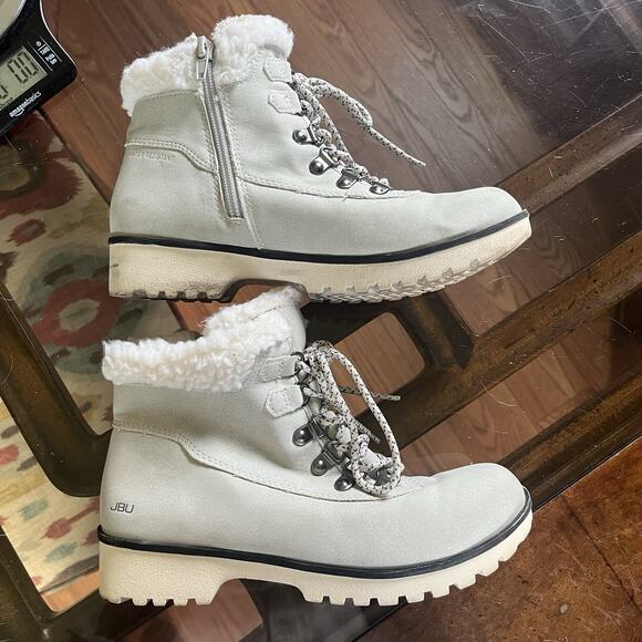 JBU By Jambu Boots Women's Blue Creek Short 6 Shearling Snow Ivory Outdoor Warm - Picture 5 of 11